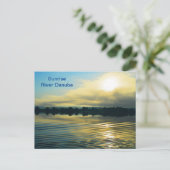 Sunrise aan de Donau Briefkaart (Staand voorkant)