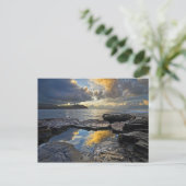 Sunrise aan de Kimmeridge Bay Briefkaart (Staand voorkant)