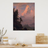 Sunrise aan de Matterhorn Poster (Keuken)
