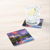 Sunrise aan de Oxbow Bend Kartonnen Onderzetters (Insitu)