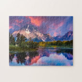 Sunrise aan de Oxbow Bend Legpuzzel (Horizontaal)