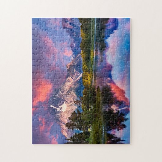 Sunrise aan de Oxbow Bend Legpuzzel (Verticaal)