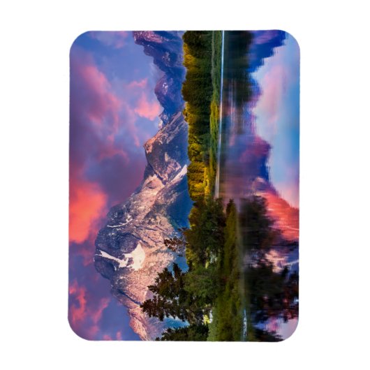 Sunrise aan de Oxbow Bend Magneet (Verticaal)