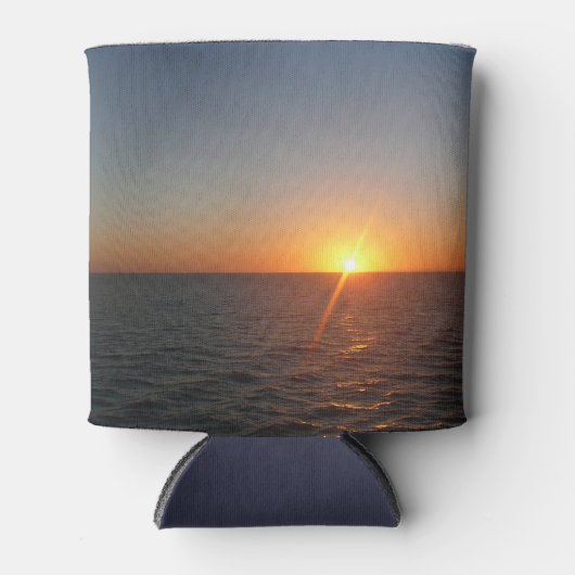 Sunrise aan de Zee III Ocean Horizon Seascape Blikjeskoeler (Voorkant)