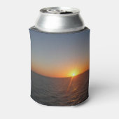 Sunrise aan de Zee III Ocean Horizon Seascape Blikjeskoeler (Blikje Achterkant)