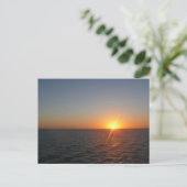Sunrise aan de Zee III Ocean Horizon Seascape Briefkaart (Staand voorkant)