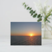 Sunrise aan de Zee III Ocean Horizon Seascape Briefkaart (Staand voorkant)