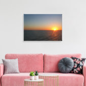 Sunrise aan de Zee III Ocean Horizon Seascape Canvas Afdruk (Insitu (Woonkamer))