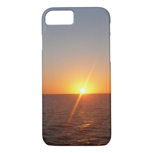 Sunrise aan de Zee III Ocean Horizon Seascape Case-Mate iPhone Case (Achterkant)
