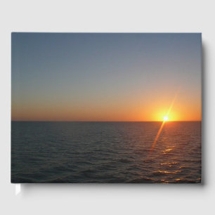 Sunrise aan de Zee III Ocean Horizon Seascape Gastenboek