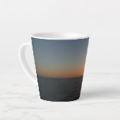 Sunrise aan de Zee III Ocean Horizon Seascape Latte Mok (Linkerhoek)