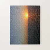 Sunrise aan de Zee III Ocean Horizon Seascape Legpuzzel (Verticaal)