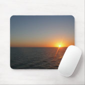 Sunrise aan de Zee III Ocean Horizon Seascape Muismat (Met muis)