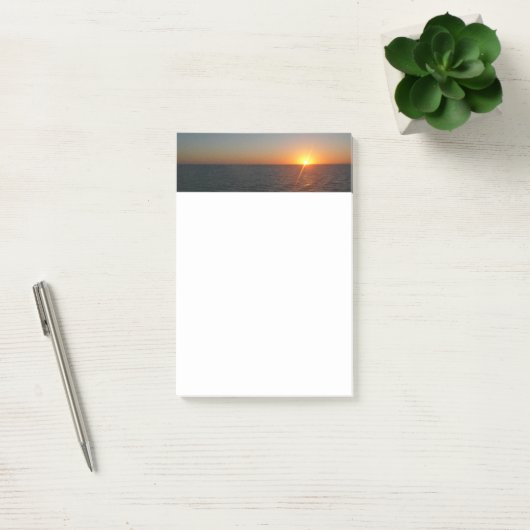 Sunrise aan de Zee III Ocean Horizon Seascape Post-it® Notes (Kantoor)