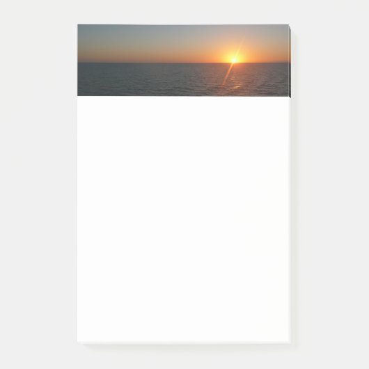 Sunrise aan de Zee III Ocean Horizon Seascape Post-it® Notes (Voorkant)