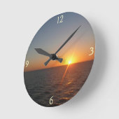Sunrise aan de Zee III Ocean Horizon Seascape Ronde Klok (Hoek)