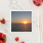 Sunrise aan de Zee III Ocean Horizon Seascape Servetten (Insitu)