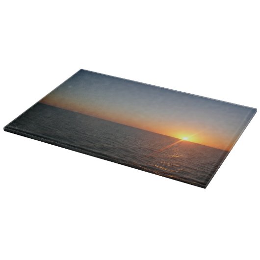 Sunrise aan de Zee III Ocean Horizon Seascape Snijplank (Hoek)