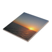 Sunrise aan de Zee III Ocean Horizon Seascape Tegeltje (Zijkant)