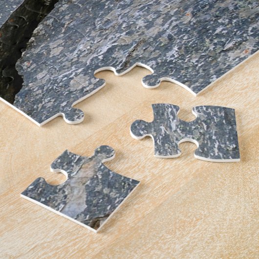 Sunrise aan het meer van Moraine in het nationale  Legpuzzel (Zijkant)