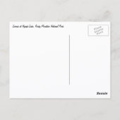 Sunrise aan het meer van Nymph I Briefkaart (Achterkant)