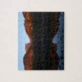 Sunrise aan het meer van Nymph I Legpuzzel (Verticaal)