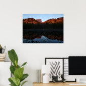 Sunrise aan het meer van Nymph I Poster (Thuiskantoor)