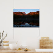 Sunrise aan het meer van Nymph I Poster (Keuken)