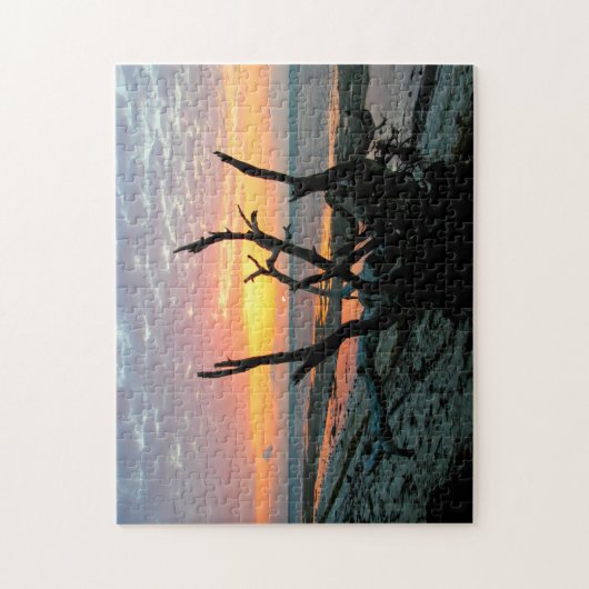 Sunrise aan het strand van de oceaan Key West, Flo Legpuzzel (Verticaal)