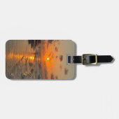 Sunrise aan Texas Coast, gepersonaliseerd Bagagelabel (Voorkant horizontaal)