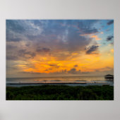 Sunrise aan Tybee Poster (Voorkant)
