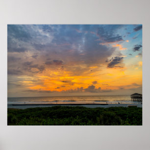 Sunrise aan Tybee Poster
