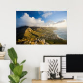 Sunrise Above Camps Bay And Table Mountain Poster (Thuiskantoor)