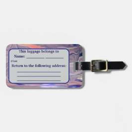 Sunrise Acrylic Pour Inspired Bagagelabel