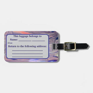 Sunrise Acrylic Pour Inspired Bagagelabel