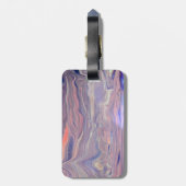 Sunrise Acrylic Pour Inspired Bagagelabel (Achterkant verticaal)