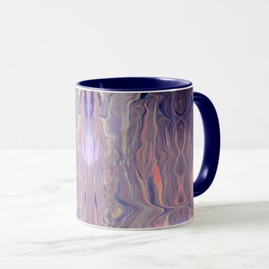 Sunrise Acrylic Pour Mug Mok (Voorkant rechts)