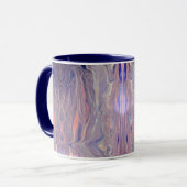 Sunrise Acrylic Pour Mug Mok (Voorkant links)