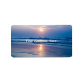 Sunrise-adreslabel Etiket (Voorkant)