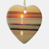 Sunrise Along Hampton Beach New Hampshire Keramisch Ornament (Rechts)