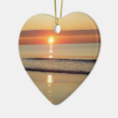 Sunrise Along Hampton Beach New Hampshire Keramisch Ornament (Links)