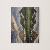 Sunrise and reflection, Glacier National Park, Legpuzzel (Verticaal)