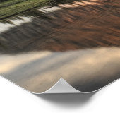 Sunrise and reflection, Glacier National Park, Poster (Hoek)