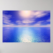 Sunrise Aquarium Background Poster (Voorkant)