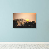 Sunrise at Angkor Wat Cambodia - Canvas Wall Art (Insitu (Houten vloer))