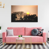 Sunrise at Angkor Wat Cambodia - Canvas Wall Art (Insitu (Woonkamer))