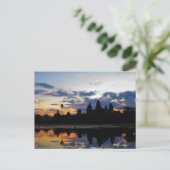 Sunrise at Angkor Wat, Cambodja - Briefkaart (Staand voorkant)