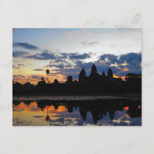Sunrise at Angkor Wat, Cambodja - Briefkaart