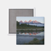 Sunrise at Schwabacker Landing at Grand Teton Magneet (Voorkant / Achterkant)