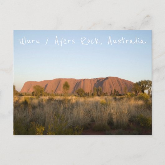 Sunrise at Uluru / Ayers Rock, Australië Briefkaart (Voorkant)